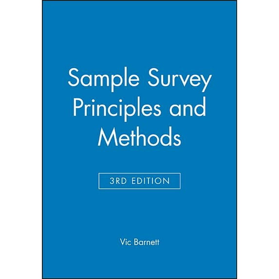 Sample Survey Principles and Methods, (Paperback)