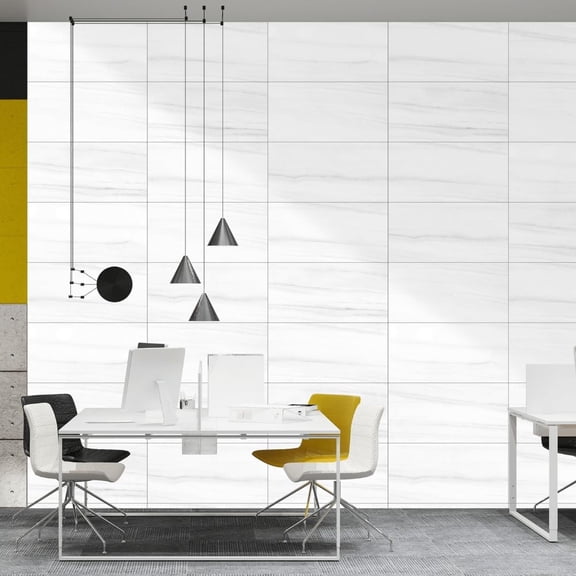 The Tile Life Dolomites White Matte Porcelain Tile 4x4 in Sample 1-Piece