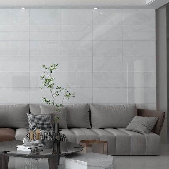 The Tile Life Monarch Onyx Polished Porcelain Floor & Wall Tile, 4 x 4 in, 1-Piece Sample