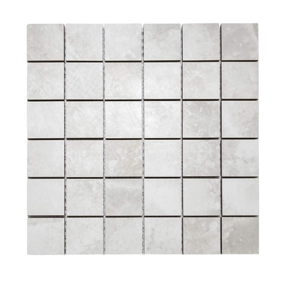 The Tile Life Nimbus Blanco Matte Porcelain Mosaic Floor & Wall Tile, 4 x 4 in, 1-Piece Sample