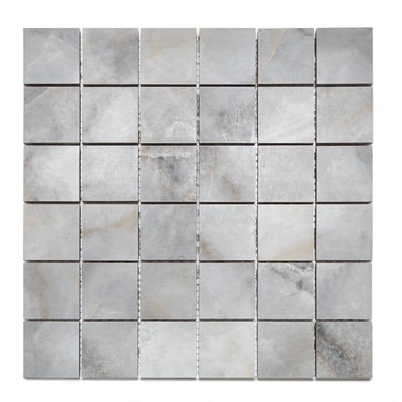 The Tile Life Nova Azul Matte Porcelain Mosaic Floor & Wall Tile, 4 x 4 in, 1-Piece Sample