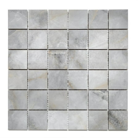 The Tile Life Nova Azul Matte Porcelain Mosaic Floor & Wall Tile, 4 x 4 in, 1-Piece Sample