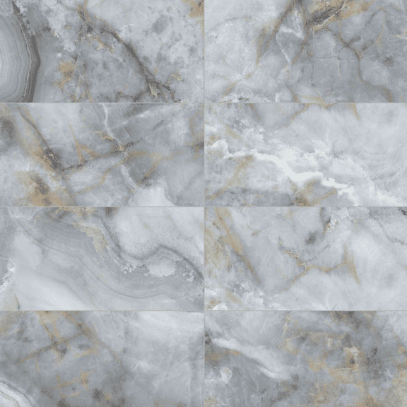 The Tile Life Nova Azul Matte Porcelain Floor & Wall Tile, 4 x 4 in, 1-Piece Sample