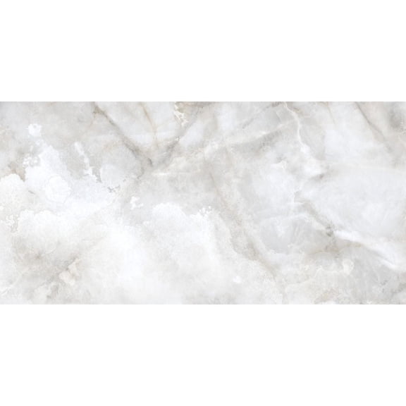 The Tile Life Nova Pearl Polished Porcelain Floor & Wall Tile, 4 x 4 in, 1-Piece Sample