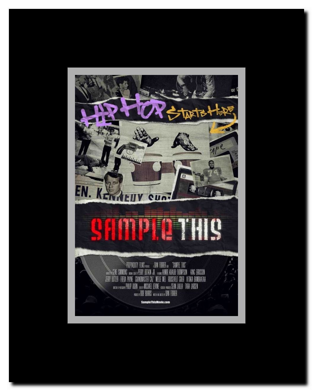 Sample This Framed Movie Poster