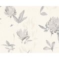 thumbnail image 1 of Sample for display purpose only.Concord Wallcoverings Textured Wallpaper Floral Modern Featuring Random Leaves, Cream Grey White, 7 In x 10 In, 344981, 1 of 1