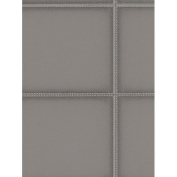 Sample for display purpose only.Concord Wallcoverings Textured Wallpaper Faux Tiles, Grey Black, 7 In x 10 In, 280725
