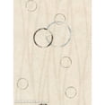 thumbnail image 1 of Sample for display purpose only.Concord Wallcoverings Textured Wallpaper Geometric Circles Wavy Lines, Cream Brown Gray, 7 In x 10 In, 936984, 1 of 1