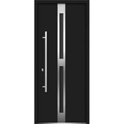 Sample of Color Black Enamel for the Exterior Door