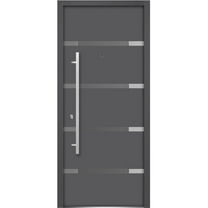 Sample of Color Grey Graphite for the Exterior Door