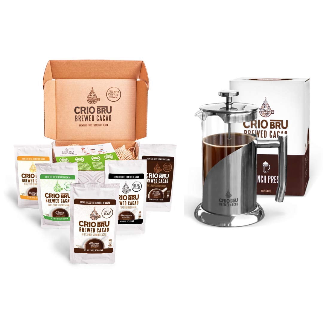 Sampler Starter Kit/Set (5 Varieties) Natural Healthy Brewed Cacao