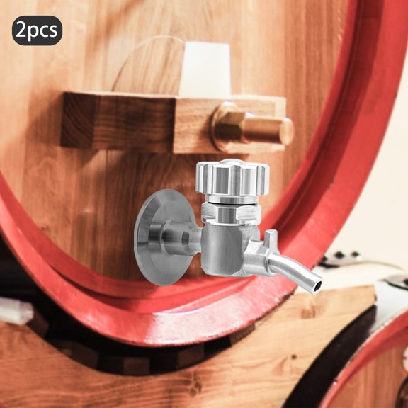 Sampling Valve Beer Sampling Valve Clamp End 2 PCS 1.5'' SS304 Stainless