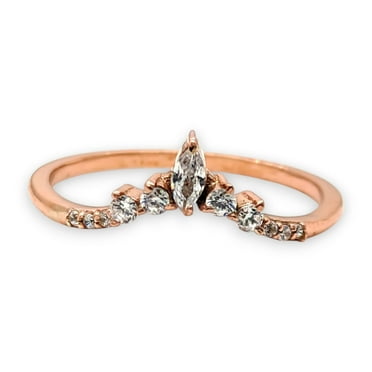 Samriddhi Creations Marquise Cut Moissanite Ring, 4x2 mm 0.24 Cts Moissanite Jewelry, Dainty Statement Ring, Promise Ring, Gift for Her