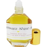 Samsara: Shine - Type For Women Perfume Body Oil Fragrance [Roll-On - Clear Glass - Gold - 1/2 oz.]