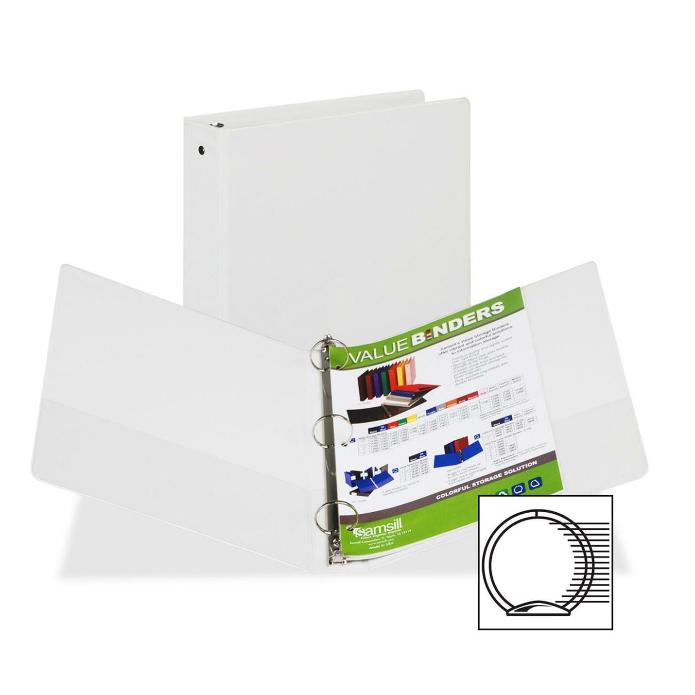 Samsill 3-Ring Vinyl Storage Binders - Walmart.com