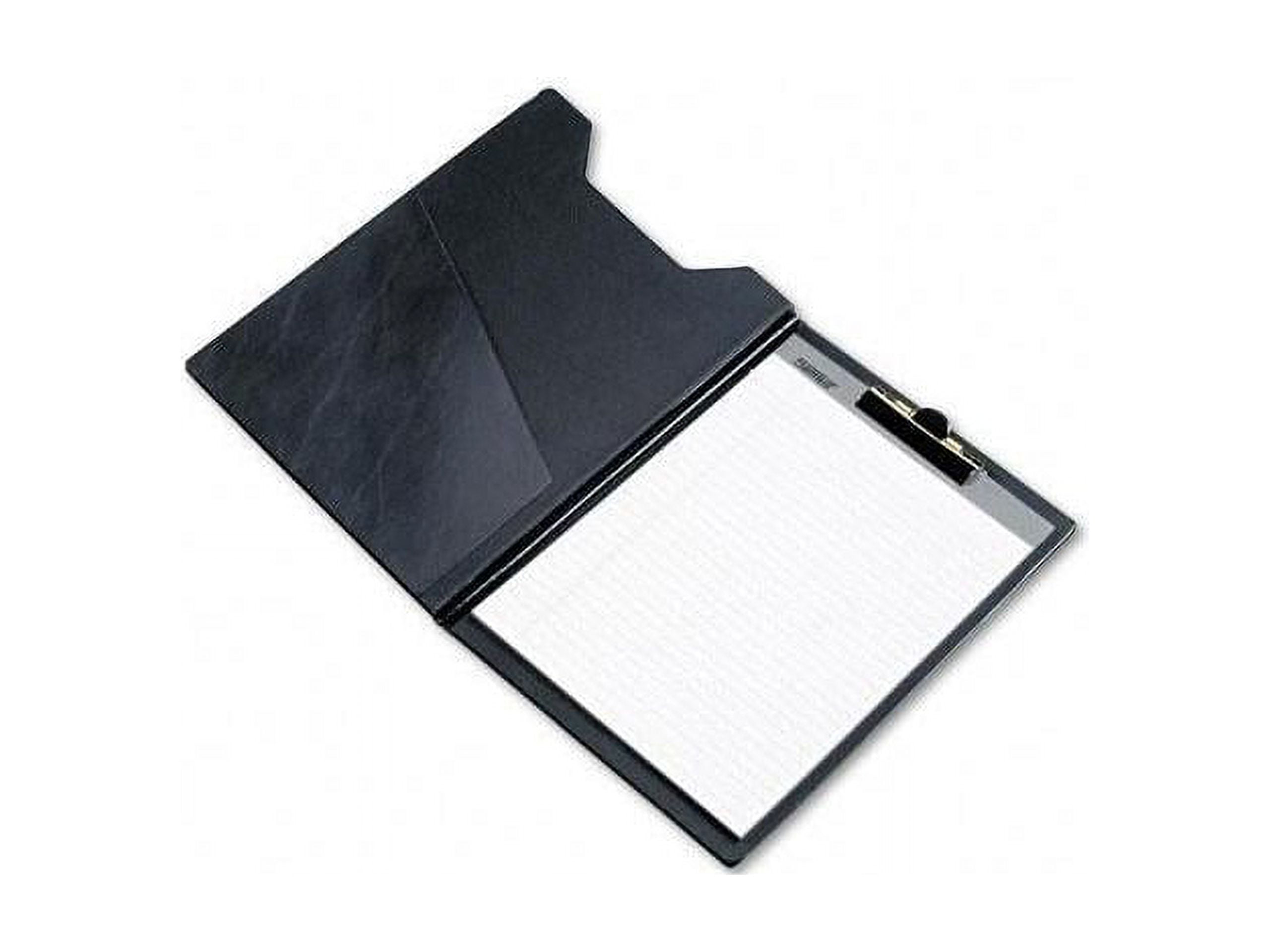 Samsill Clipboard Padfolio, Portfolio, 8.5 x 11 Writing Pad, Black
