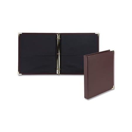 Samsill Classic Collection Executive Presentation 1" Round Ring Binder, Burgundy