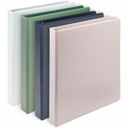 Samsill Earth's Choice Plant-Based View Durable 1 Inch 3 Ring Binders - Assortment 4 Pack, Assorted, 4 / Pack (Quantity)