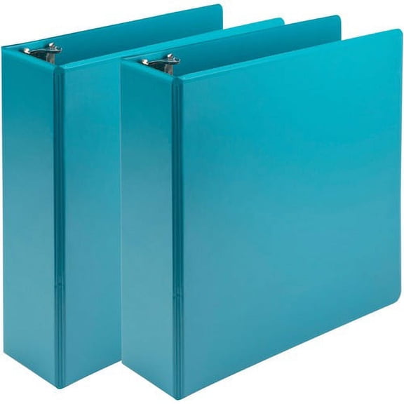 Samsill Earth's Choice Plant-based View Binders - 3" Binder Capacity - Letter - 8 1/2" x 11" Sheet Size - 3 x Round Ring Fastener(s) - 2 Pocket(s) - Chipboard, Polypropylene, | Bundle of 5 Packs