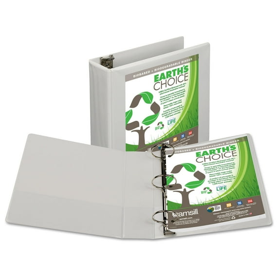 Samsill Earth's Choice Round Ring View Binders