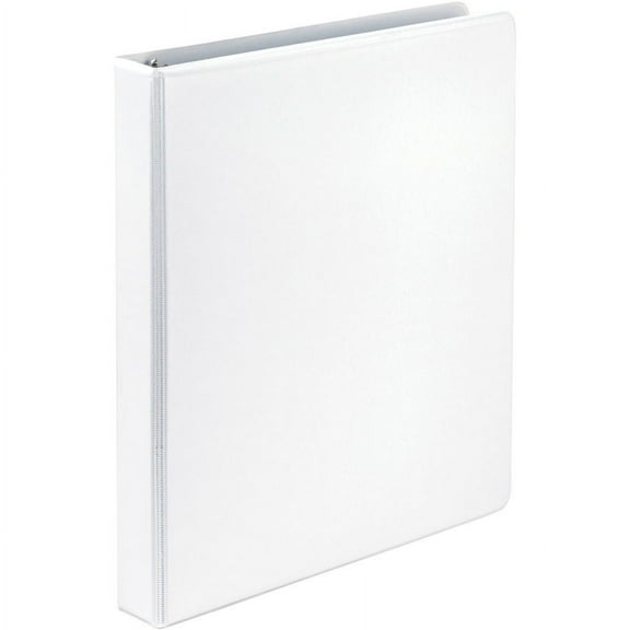 Samsill Economy 1" View Ring Binder - 1" Binder Capacity - Letter - 8 1/2" x 11" Sheet Size - 200 Sheet Capacity - 3 x Round Ring Fastener(s) - 2 Inte | Bundle of 2 Cartons