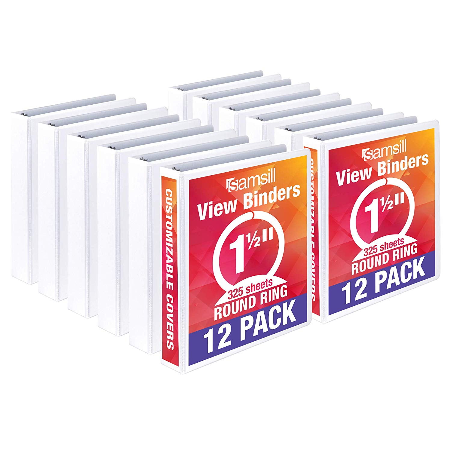 Samsill Economy 3 Ring View Binder 1.5