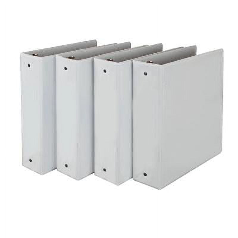 Samsill Economy View Binder Wht 2 quot 4pk Walmart com Samsill Economy View Binder Wht 2 quot 4pk Walmart com