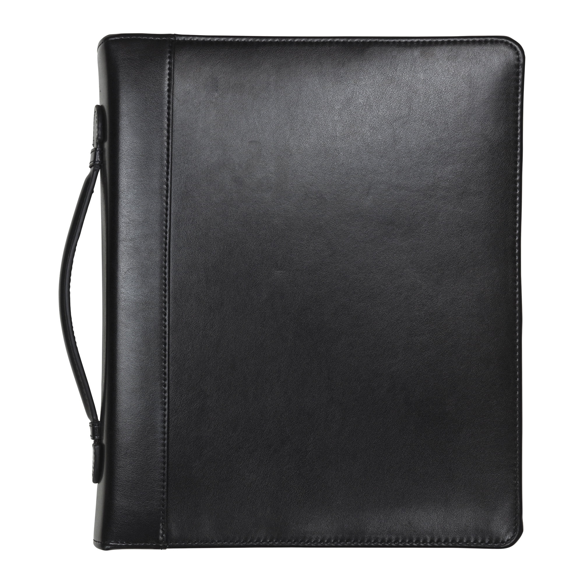 Samsill Zippered Portfolio Organizer, Vegan Leather Business Portfolio  Notebook, Work Organizer. Notepad, Tablet iPad (Upto 10.1) Phone &  Business