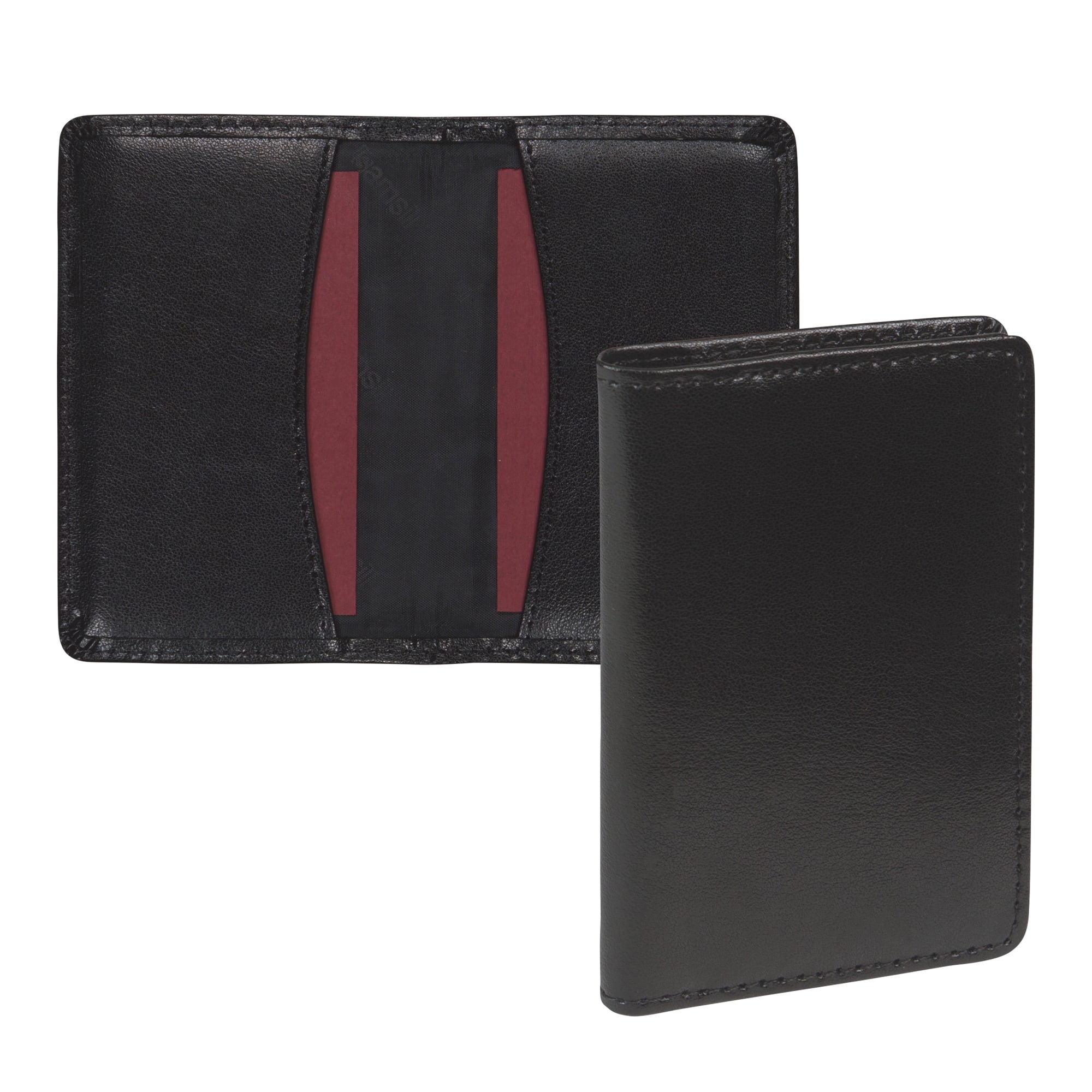Money Clip Wallet & Card Holder - 8 Cards - Royal Blue - Granulated Leather