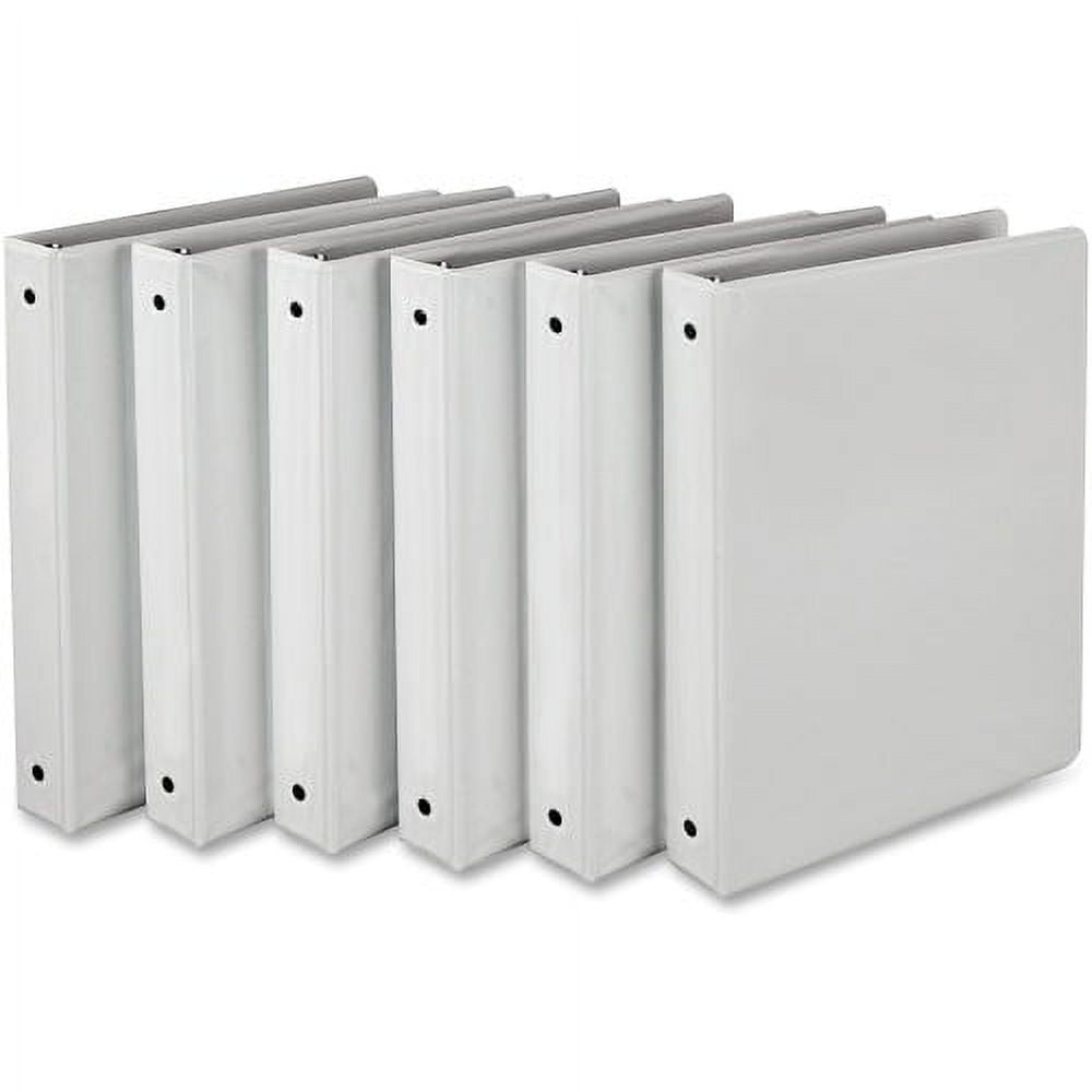 Samsill Value Round Ring View Binder 1" Binder Capacity Round Ring