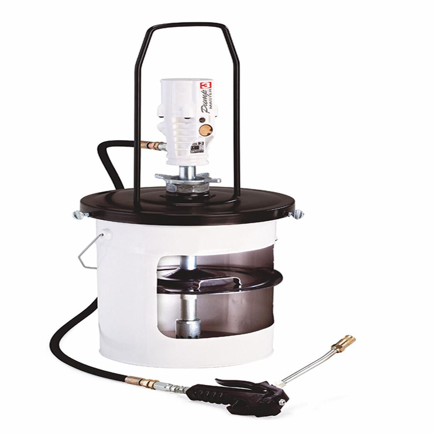 Samson 35 lb. pail Grease Pump Includes straight swivel, grease handle, drum cover and