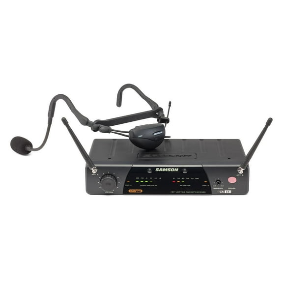 Samson AirLine 77 AH7 Wireless Fitness Headset Microphone System (K2490.975 MHz)