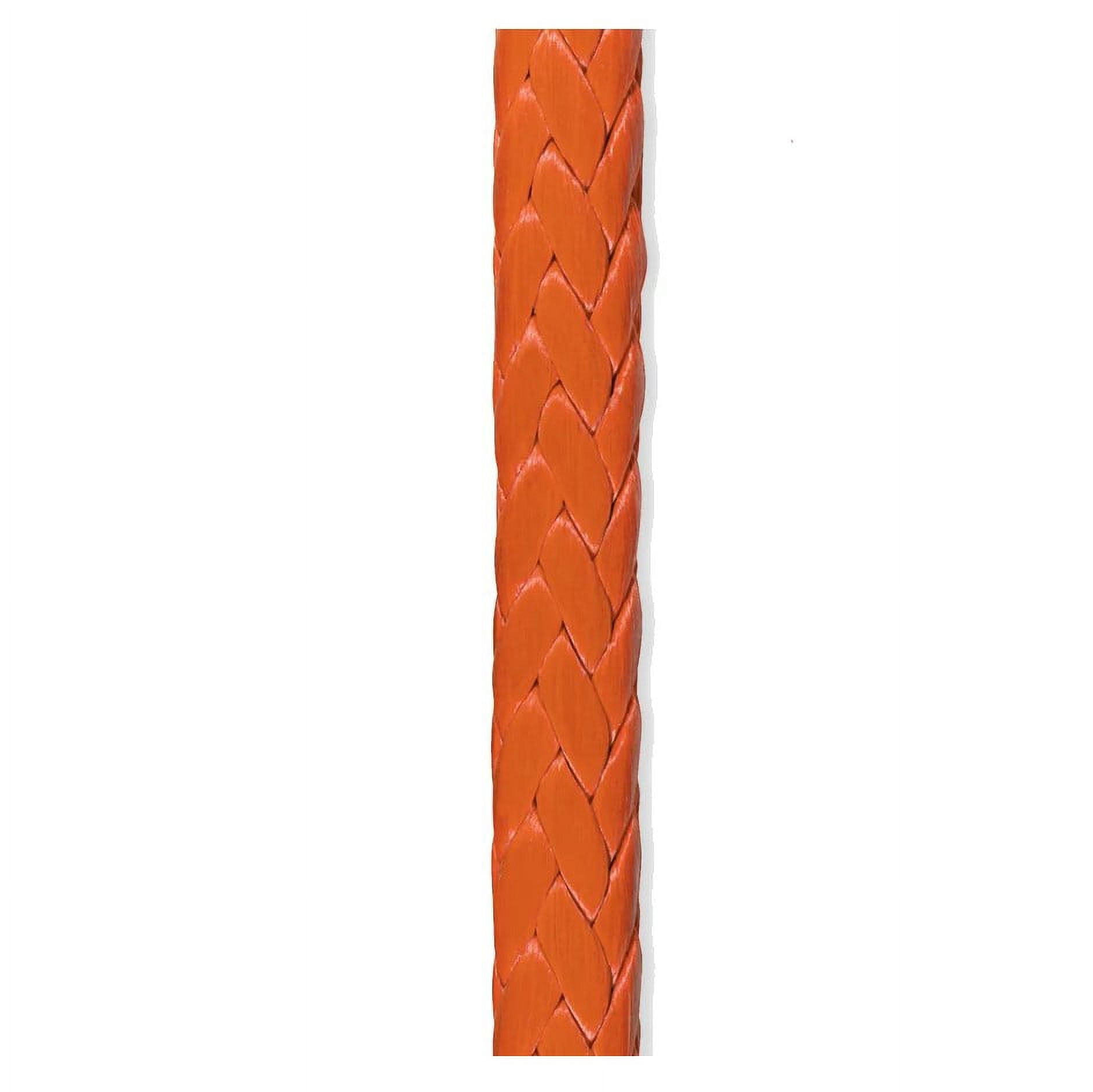 Samson Amsteel Blue Rope 7/64 - 100ft Dyneema 12-Strand, High Strength, Low Stretch, Floats (Red)