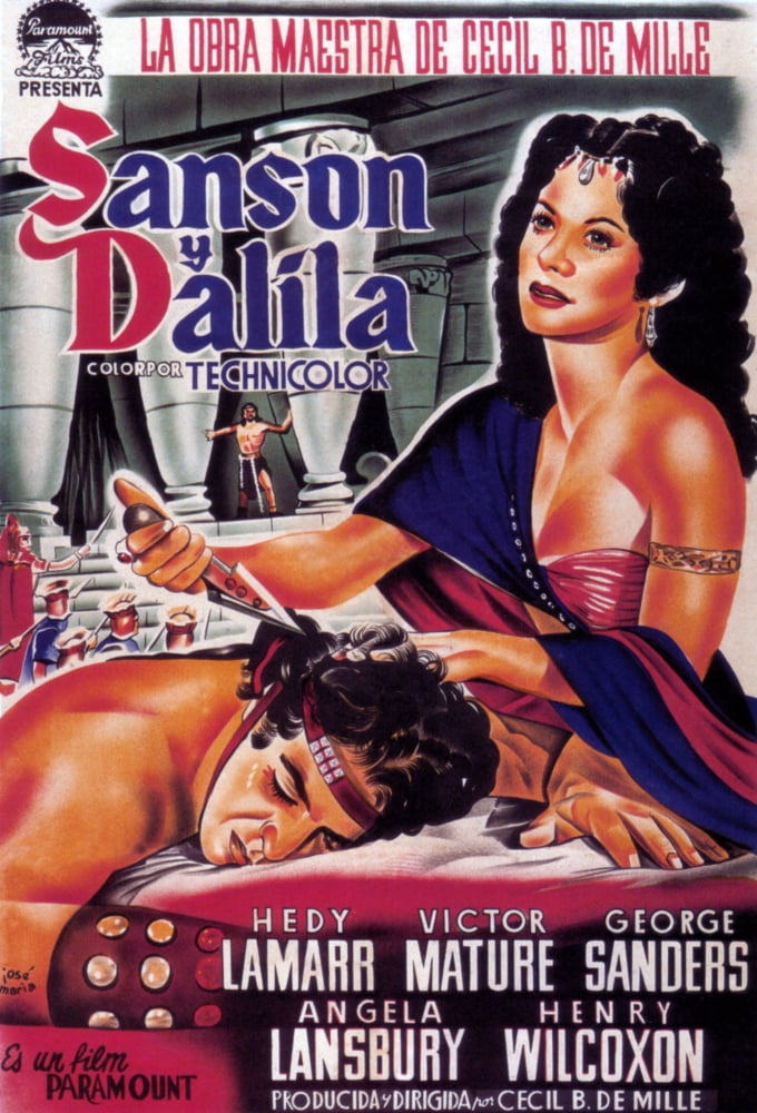 Samson And Delilah Canvas Art - (11 x 17)