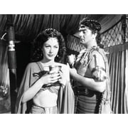 Samson And Delilah From Left: Hedy Lamarr Victor Mature 1949 Photo Print (28 x 22)