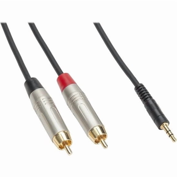 PRO TPA Breakout Cable 1/8" TRS to Dual RCA 3ft