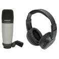 thumbnail image 1 of Samson C01 Studio Condenser Recording Microphone Mic+Monitoring Headphones, 1 of 11