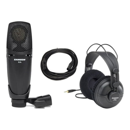 Samson CL7a Condenser Microphone with SR-950 Studio Headphones