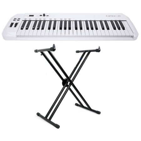 Samson Carbon 49 Key USB MIDI DJ Keyboard Controller + Software + Stand