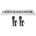 thumbnail image 1 of Samson Carbon 61 Key USB MIDI DJ Keyboard Controller+Software+(2) Microphones, 1 of 12