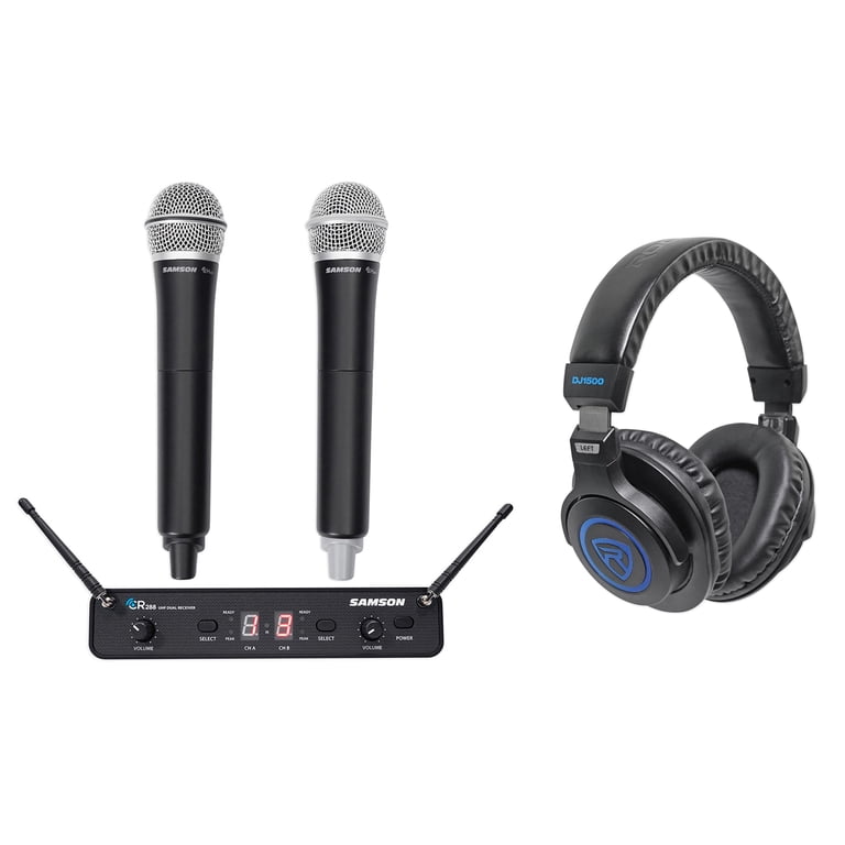 Samson Concert 288 Handheld 2-Ch Wireless Microphone System w/ 2