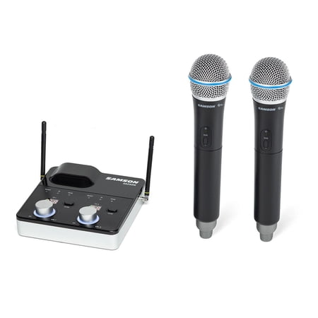 Samson Concert 288m Handheld Dual-Channel Wireless Handheld Microphone System (K: 470 to 494 MHz)
