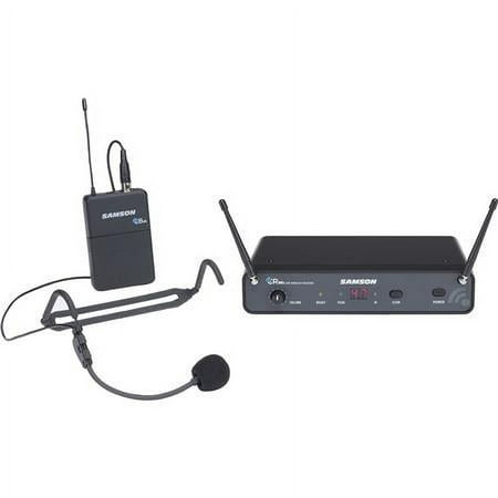 Samson Technologies Concert 88x Headset Wireless System with HS5 Headset Microphone K Band SWC88XBHS5-K, Black