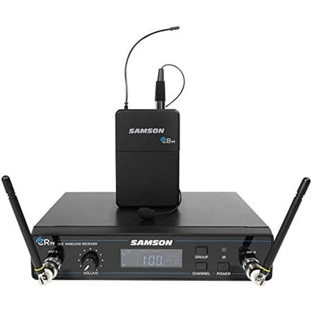 Samson Concert 99 CB99 UHF Wireless Lavalier System with LM10 Mic, 80 Channels, True RF Diversity, Long Battery Life, Easy Setup, for Presenters and Educators$$Music