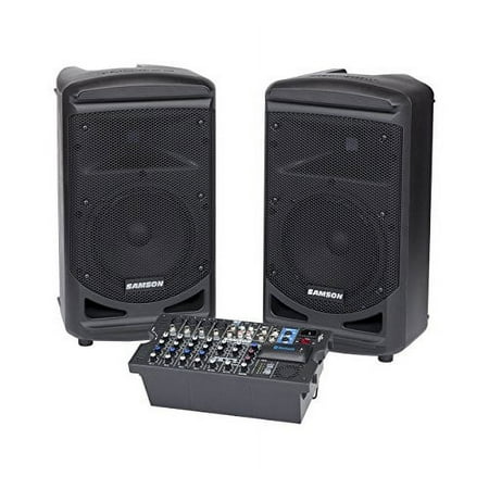 Samson - Expedition 800W Bluetooth Portable PA Speaker System - Black