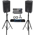 thumbnail image 1 of Samson Expedition XP800 800w Portable 8" PA DJ Speaker+Active Mixer+Wireless Mic, 1 of 13
