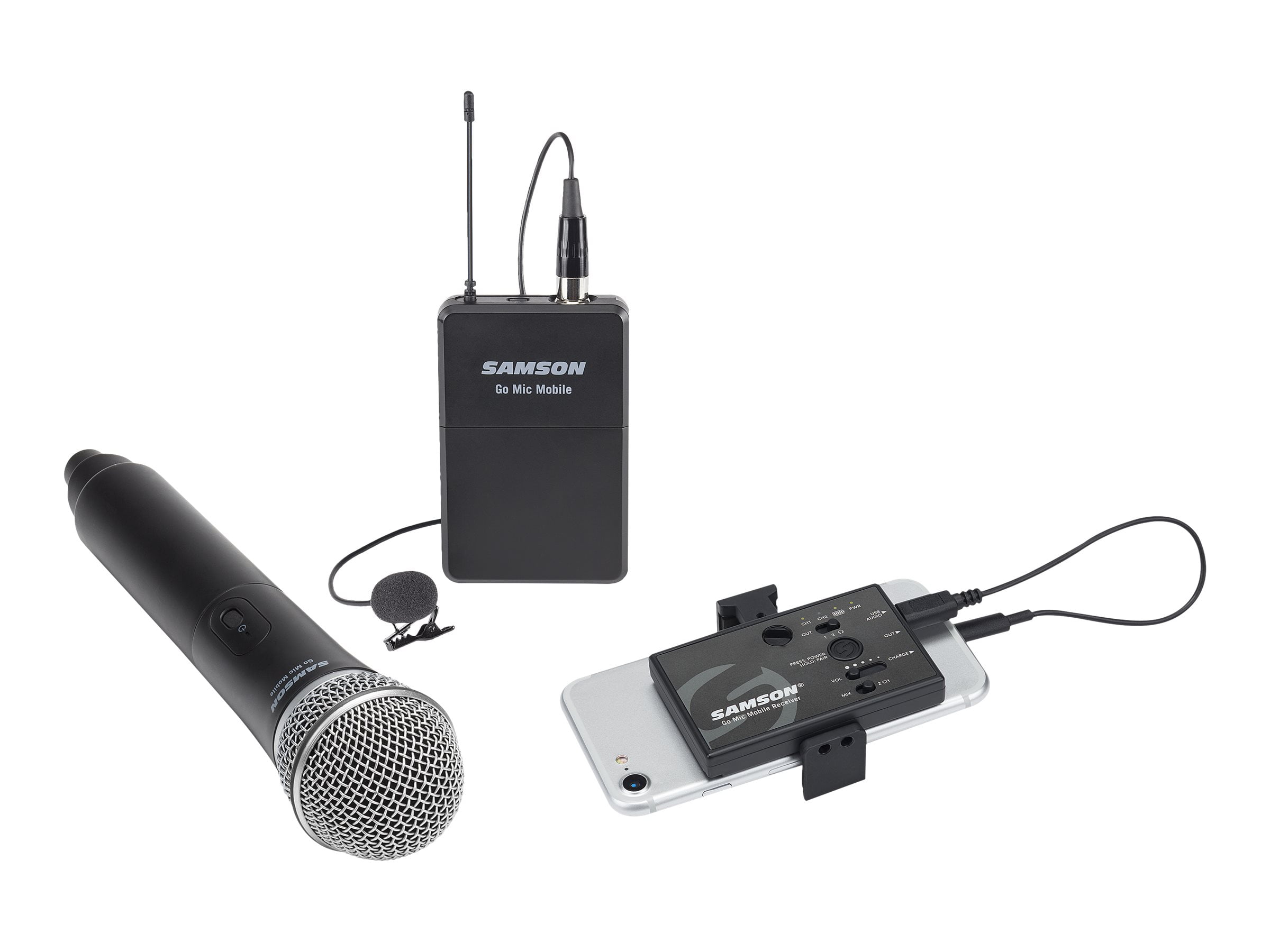 Samson Go Mic Mobile PXD2 Beltpack Transmitter with LM8