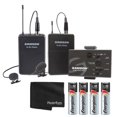 thumbnail image 1 of Samson Go Mic Mobile Professional Lavalier Wireless System Plus Additional Transmitter + Energizer Premium Max AA (4 Pack) + Cleaning Cloth - Top Value Accessory Bundle, 1 of 4