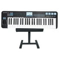 thumbnail image 1 of Samson Graphite 49 Key USB MIDI DJ Keyboard Controller+Hydraulic Air Lift Bench, 1 of 20
