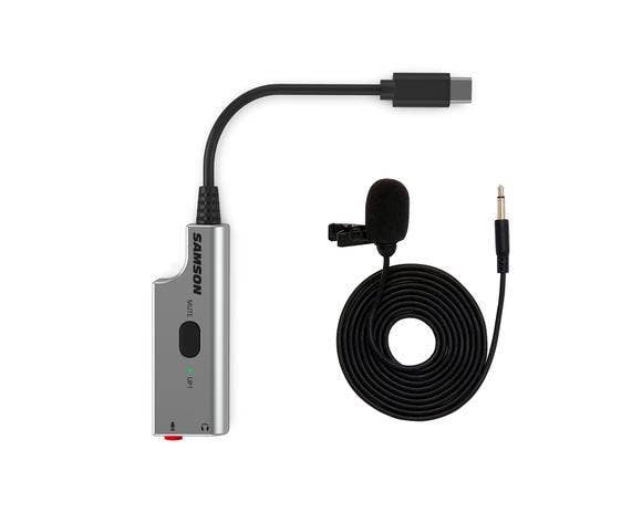 Samson LMU1 Broadcast Lavalier Microphone with USB adapter
